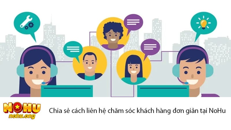 Chia sẻ cách liên hệ chăm sóc khách hàng đơn giản tại NoHu